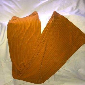 Mustard color forever 21 bell bottoms size L
